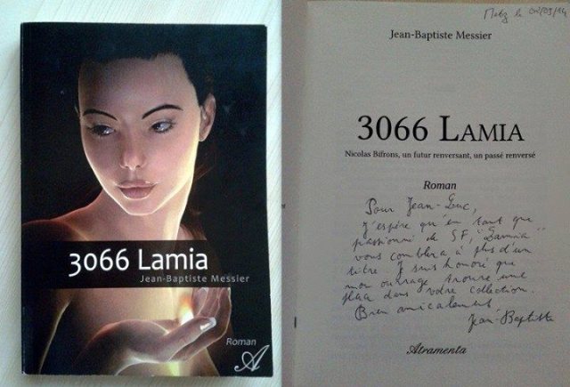 dédicace de 3066 Lamia